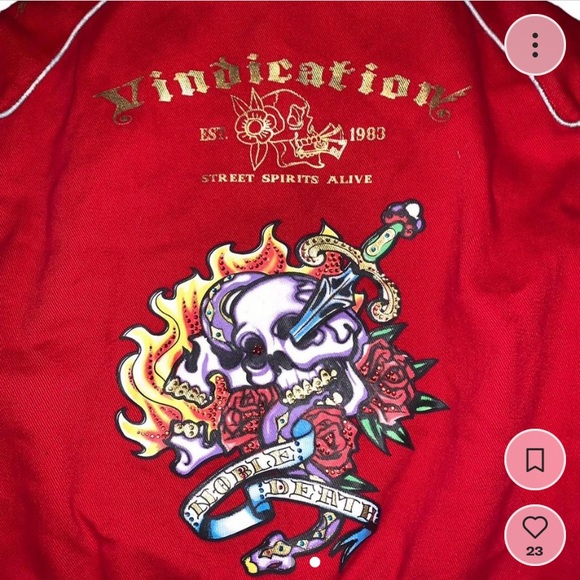 Vintage red racing jacket - Picture 3 of 8